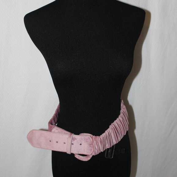 FALL SALE Steve Madden Belt Women's M/L Soft Suede Feel Blush Color NWT's - Picture 7 of 10